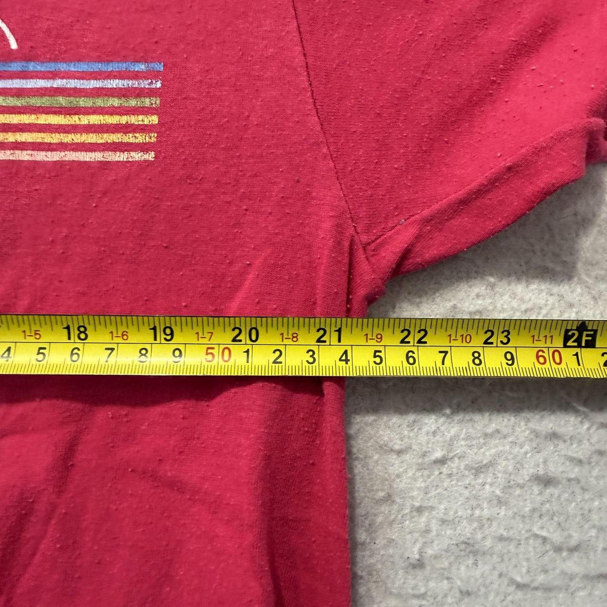 Vintage Y2K 2000's Velva Sheen Burgundy Boxy Las Vegas Graphic Tee