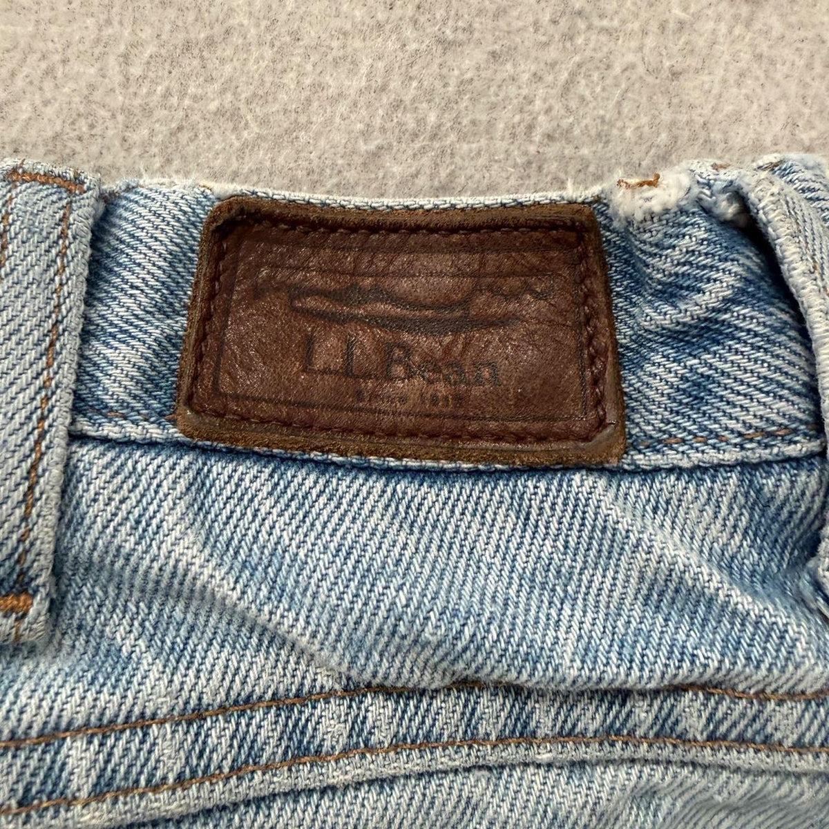 Vintage 90s L.L.Bean Faded Open Leg Jeans
