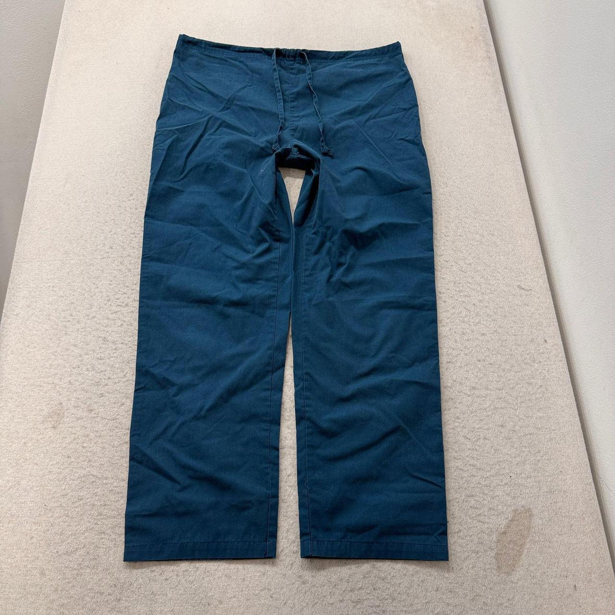 Vintage Y2K 2000's Teal Blue Open Leg Cargo Pants