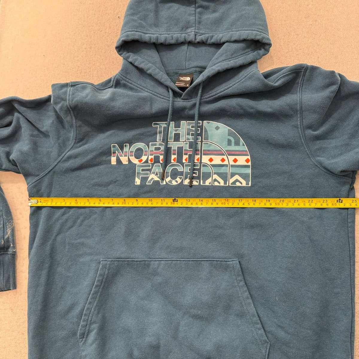 Vintage Y2K 2000's The North Face Navy Faded Graphic Pullover Hoodie