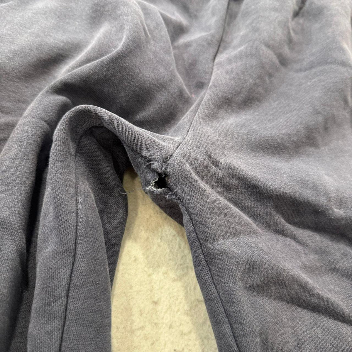 Vintage Y2K 2000's Baggy Charcoal Grey Jogger Sweatpants
