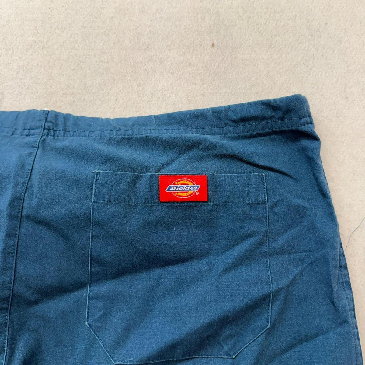 Vintage Y2K 2000's Teal Blue Open Leg Cargo Pants