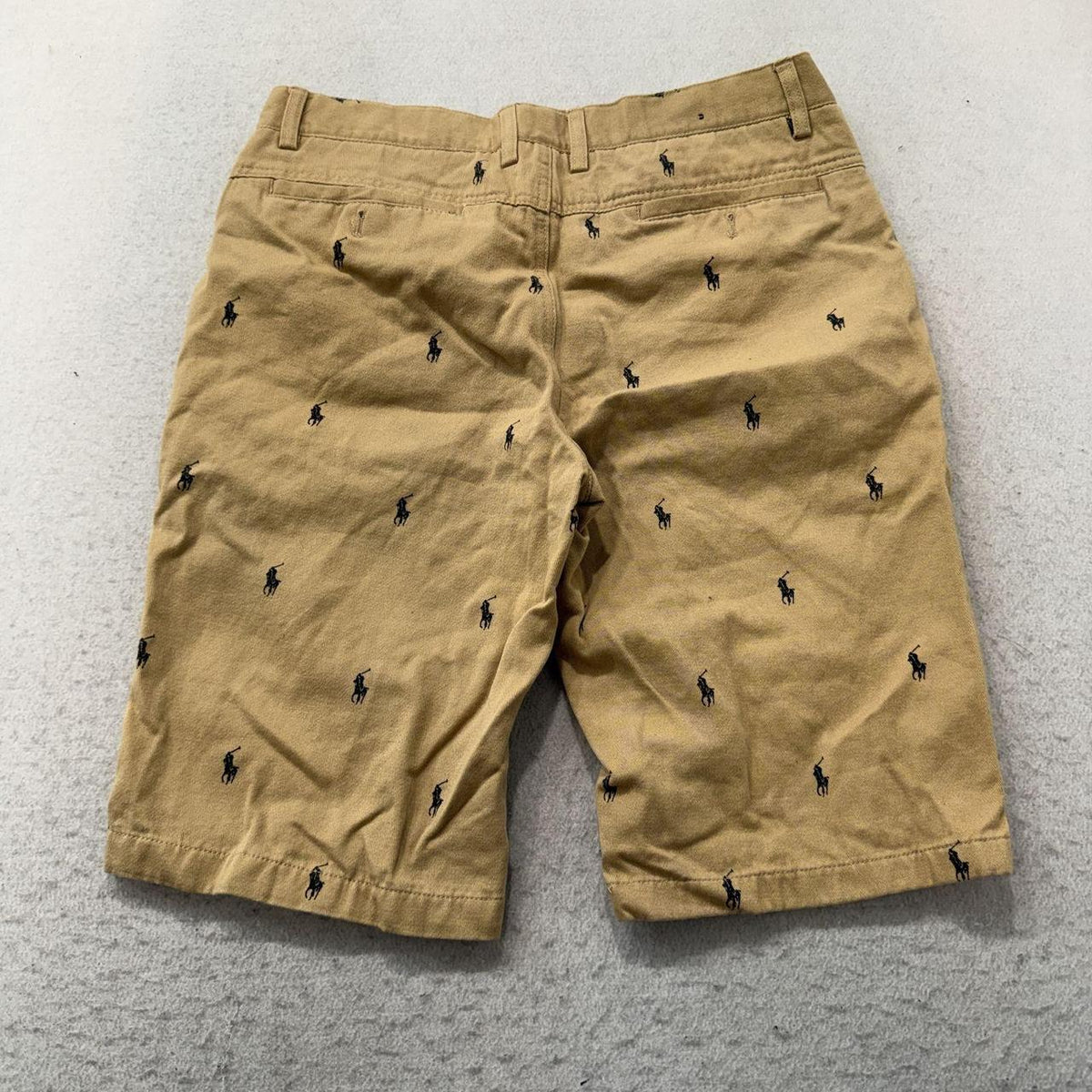 Vintage Y2K 2000's Polo Ralph Lauren Khaki Tan Baggy Chino Shorts