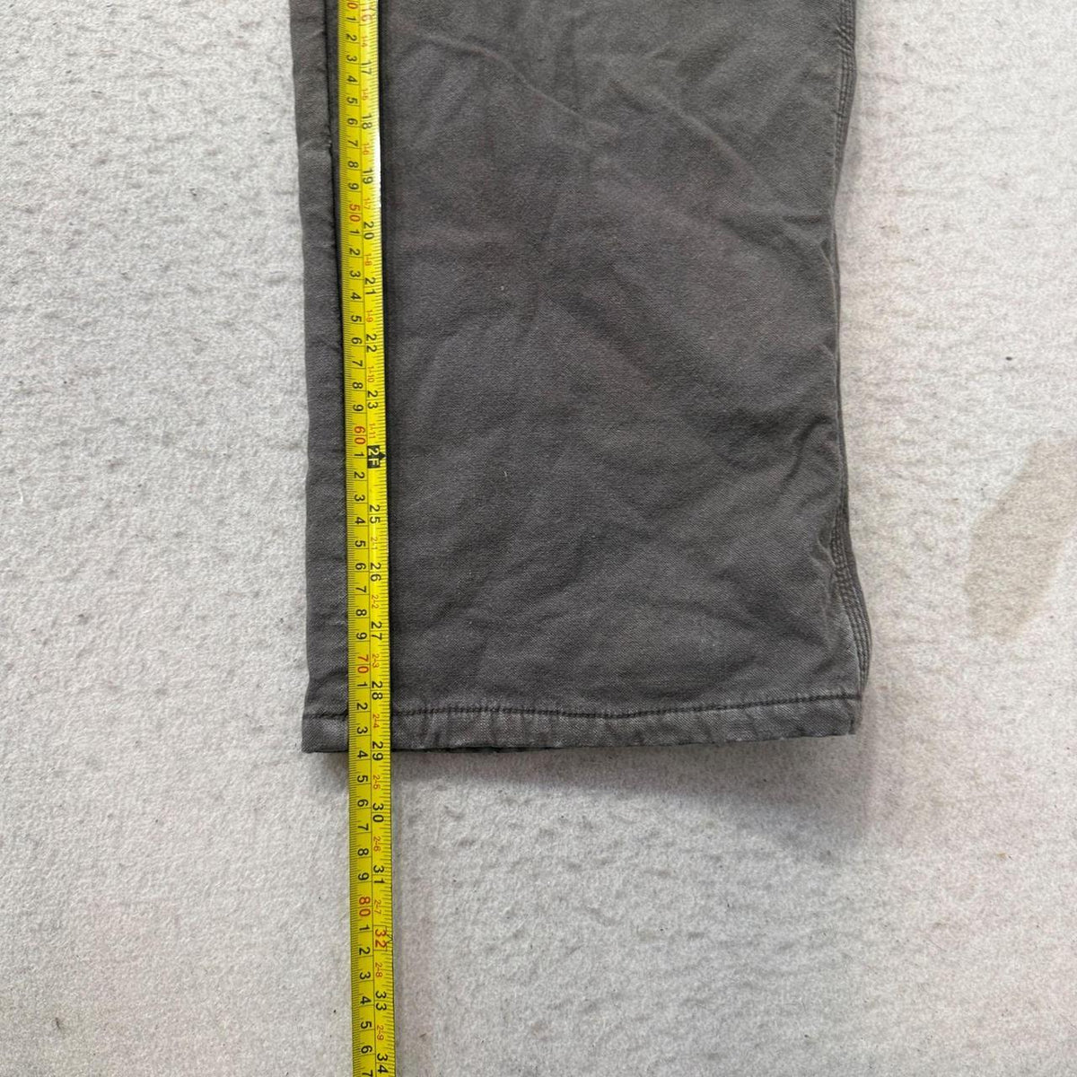 Vintage Y2K 2000's Baggy Charcoal Grey Carpenter Work Pants