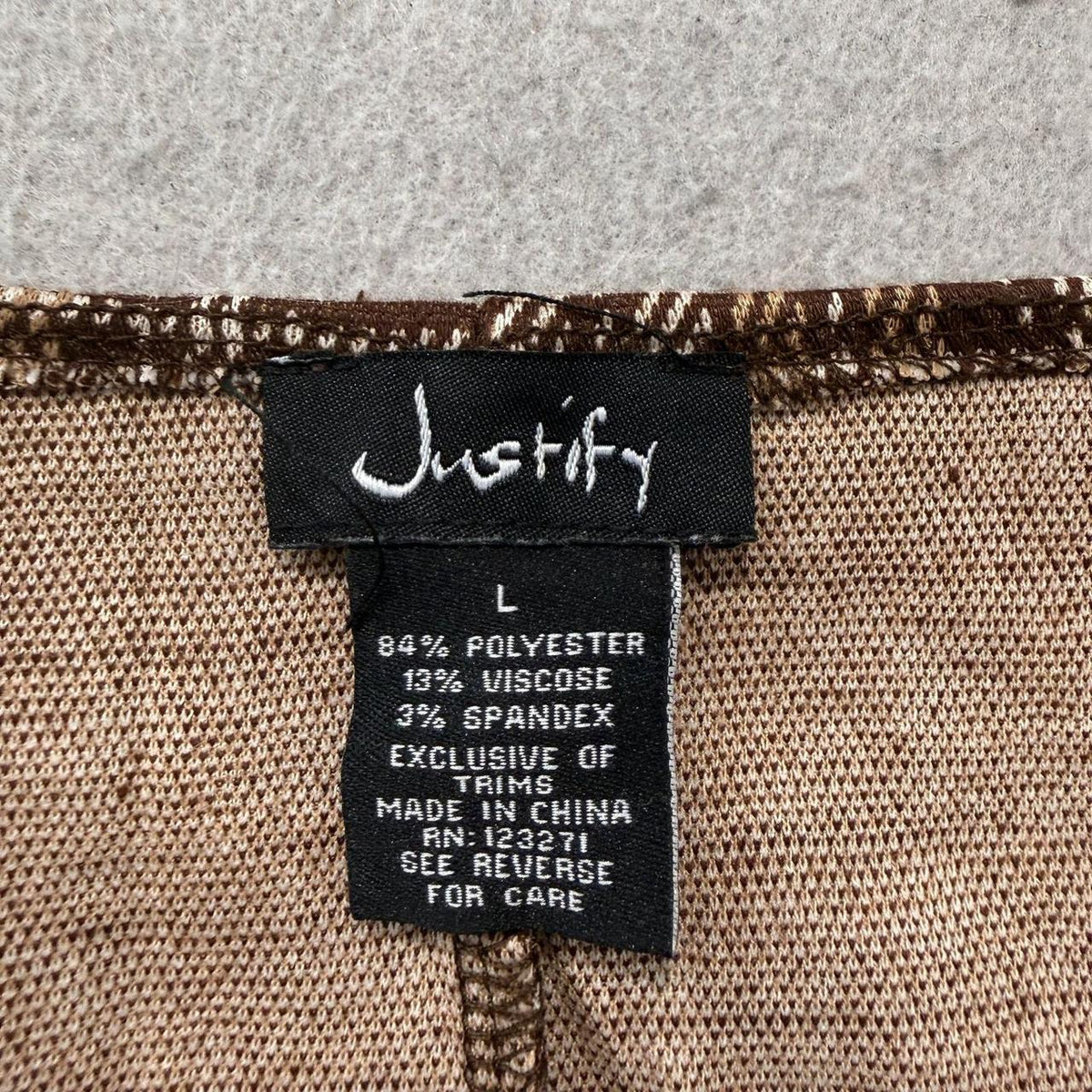 Vintage Y2K 2000's Women's Justify Brown Plaid Boxy Vest