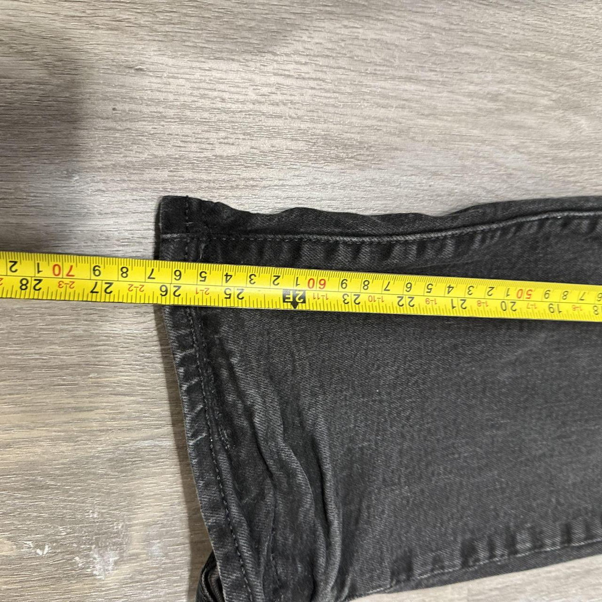 Vintage Y2K 2000's Faded Open Leg Black Jeans