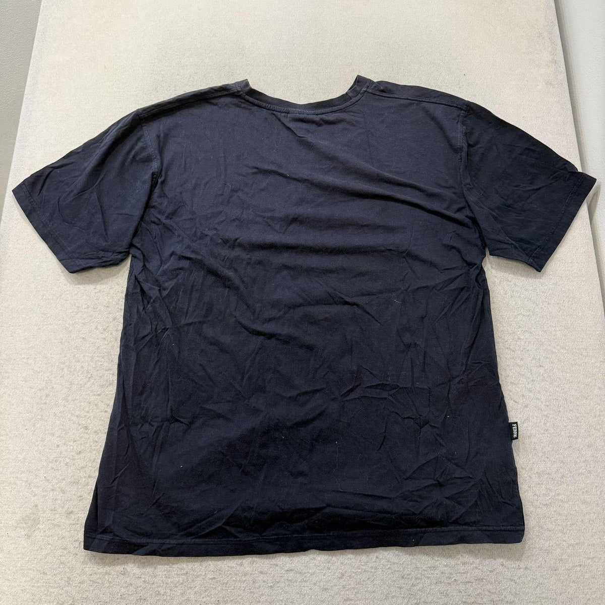 Vintage Y2K 2000's Gianfranco Ferre Navy Faded Boxy Graphic Tee