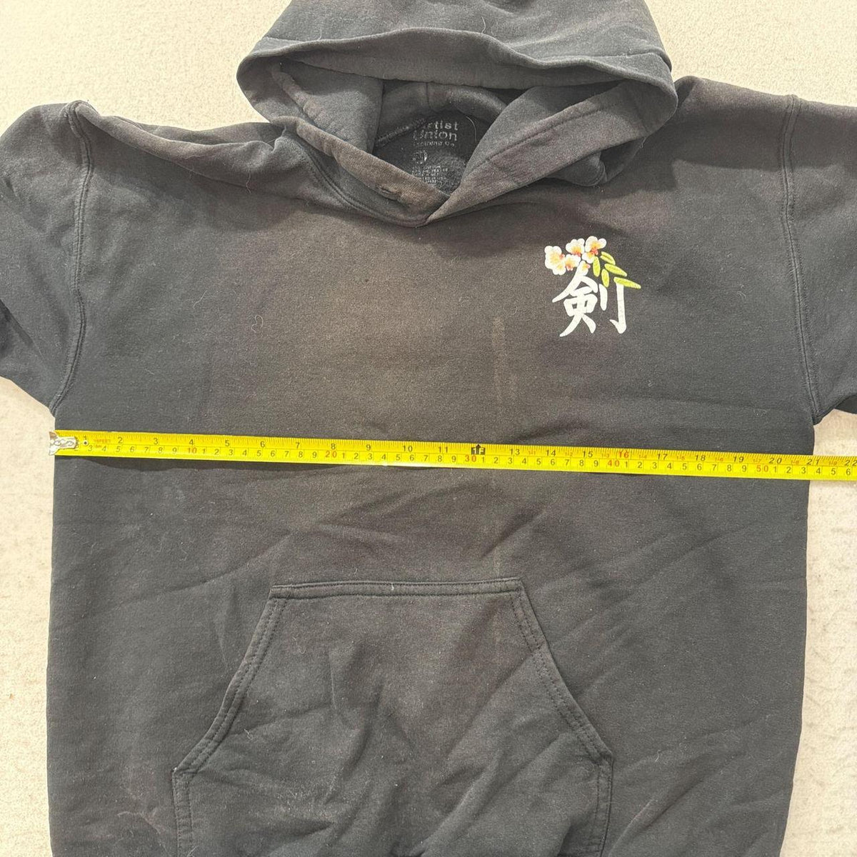 Vintage Y2K 2000's Hellstar Black Oversized Graphic Hoodie