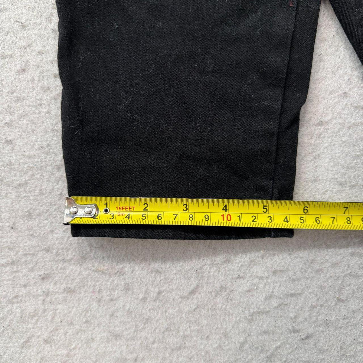 Vintage Y2K 2000's Women's Black Open Leg Faded Jeans