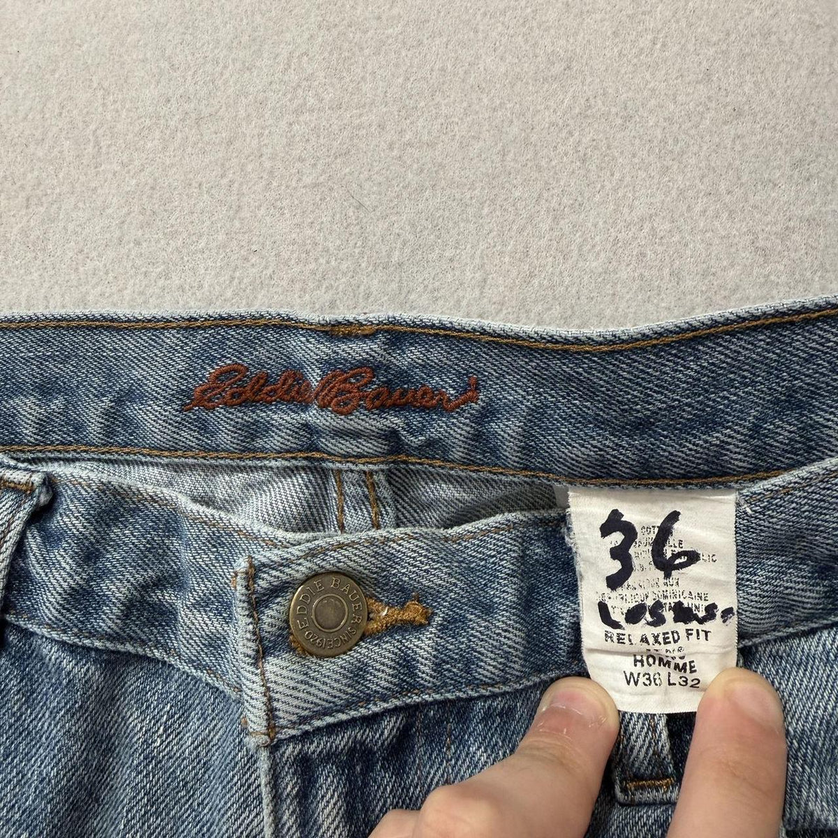Vintage Y2K 2000's Eddie Bauer Faded Baggy Jeans