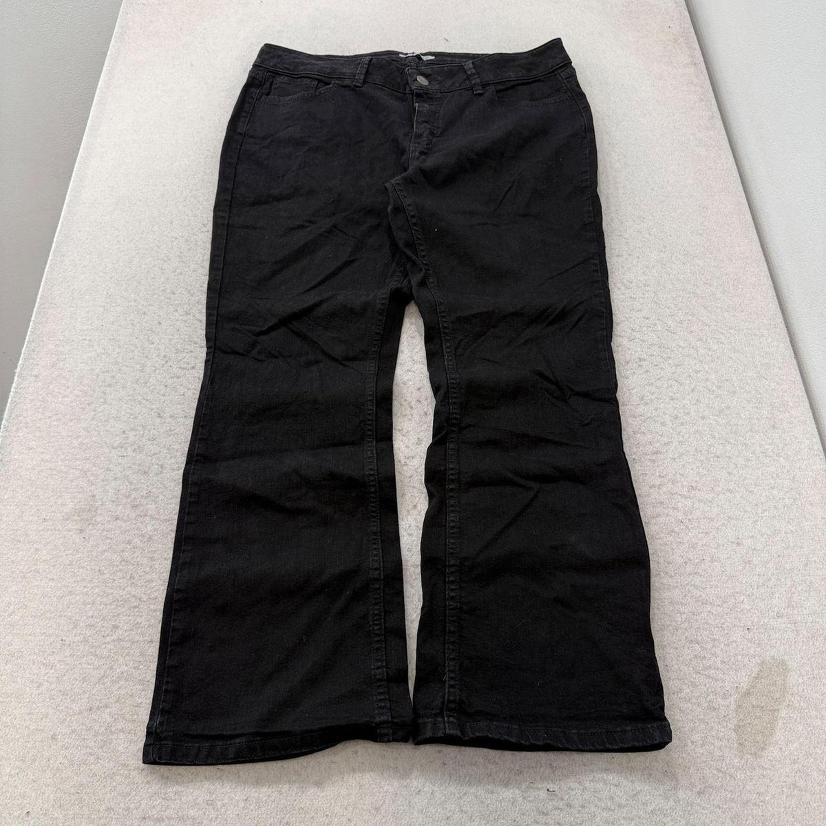 Vintage Y2K 2000's Women's Lee Black Denim Bootcut Jeans