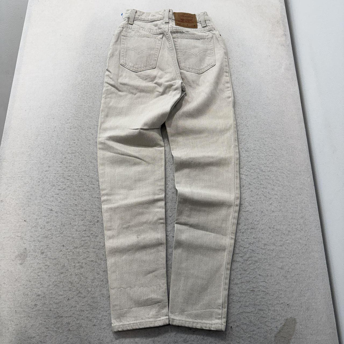 Vintage Y2K 2000's Levi's Faded Open Leg Cream Jeans
