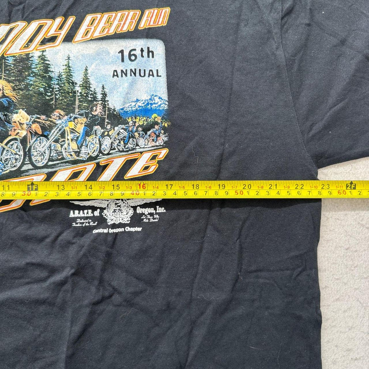 Vintage Y2K 2000's Black Boxy Graphic Sturgis Bike Rally Tee