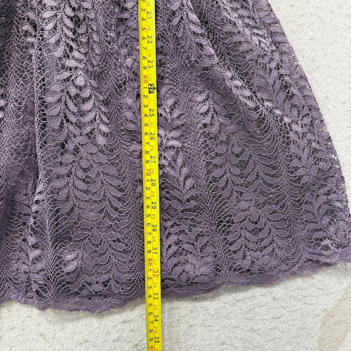 Vintage Y2K 2000's Francesca's Dusty Purple Mauve Lace Dress