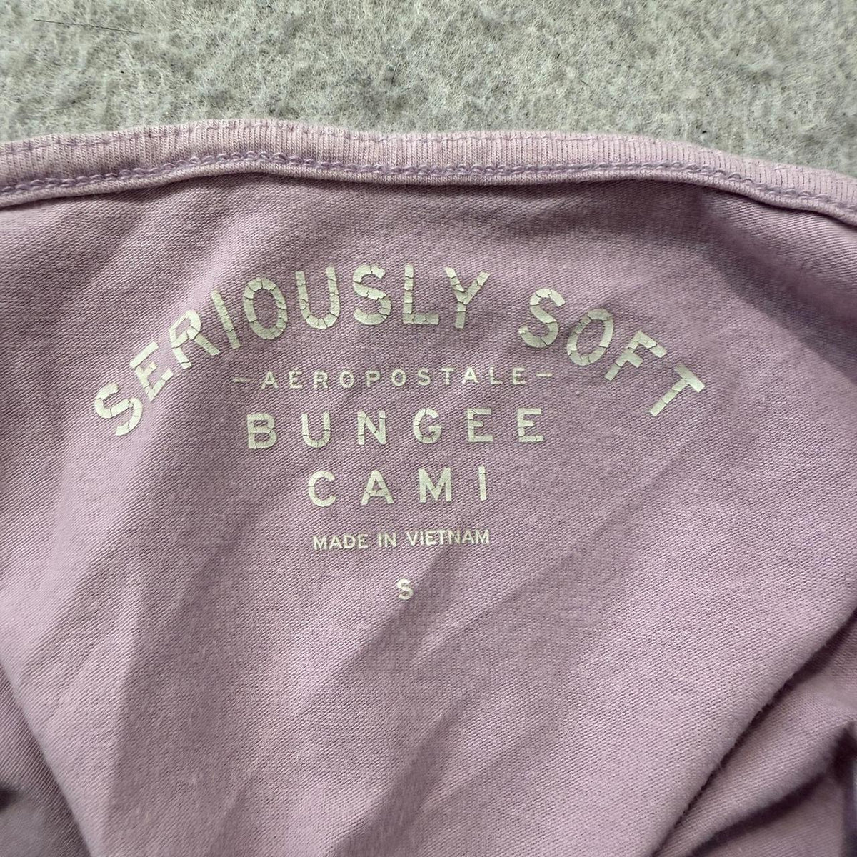 Vintage Y2K 2000's Aeropostale Mauve Boxy Bungee Cami