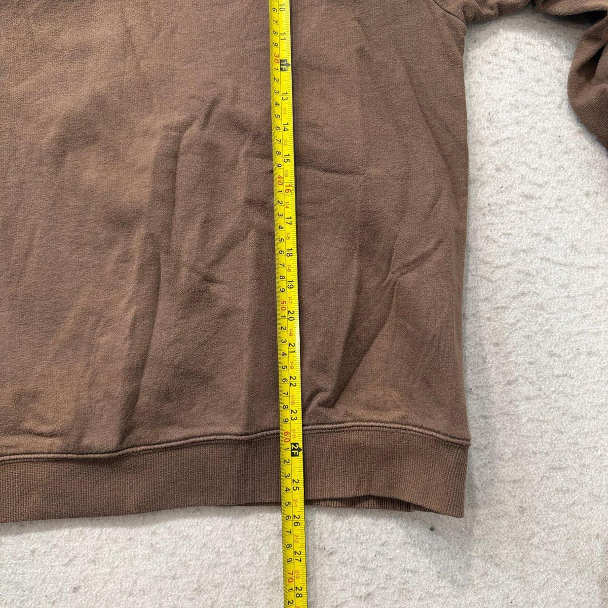 Vintage Y2K 2000's H&M Brown Boxy Blank Crewneck Sweatshirt