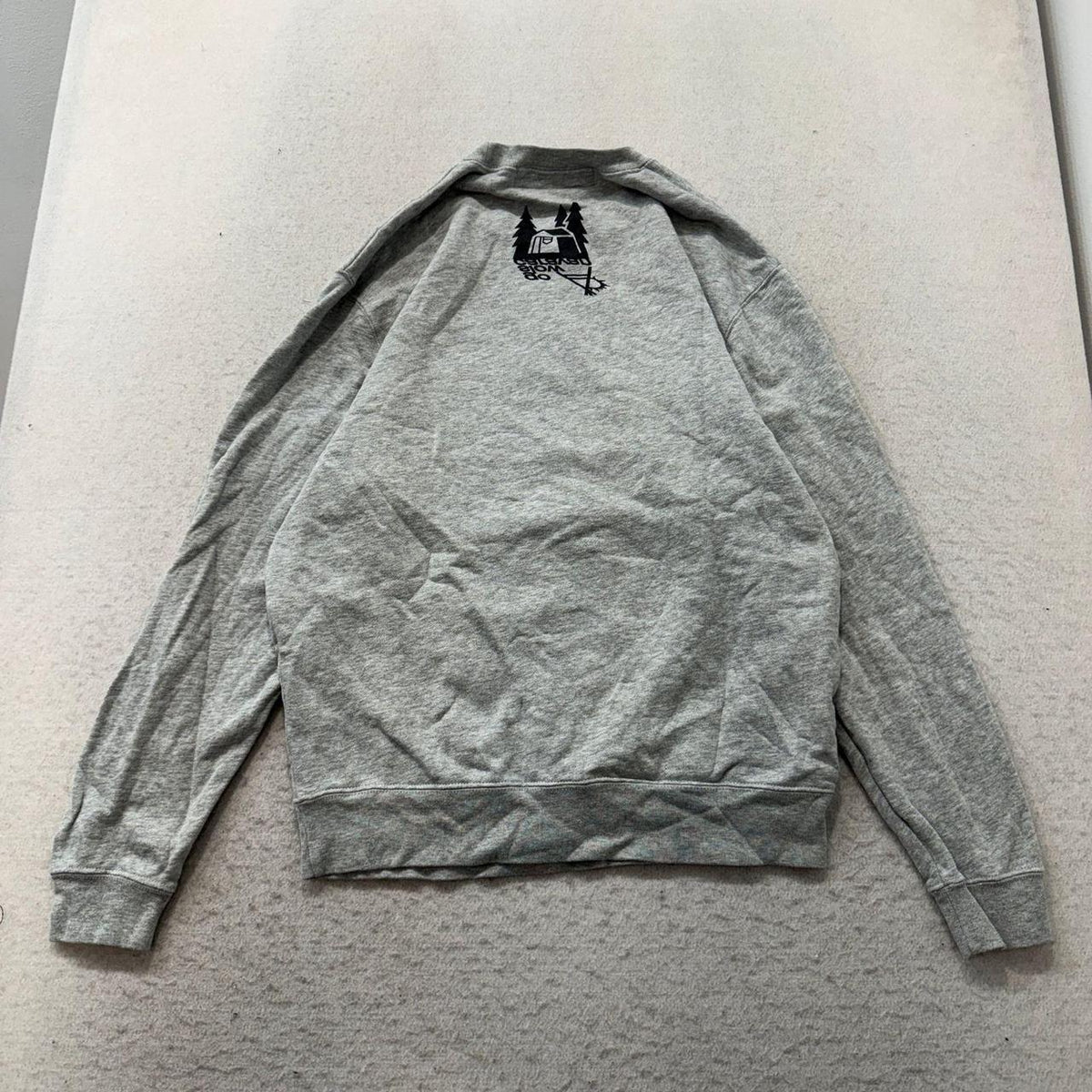 Vintage Y2K 2000's Ogawa Grey Graphic Crewneck Sweatshirt
