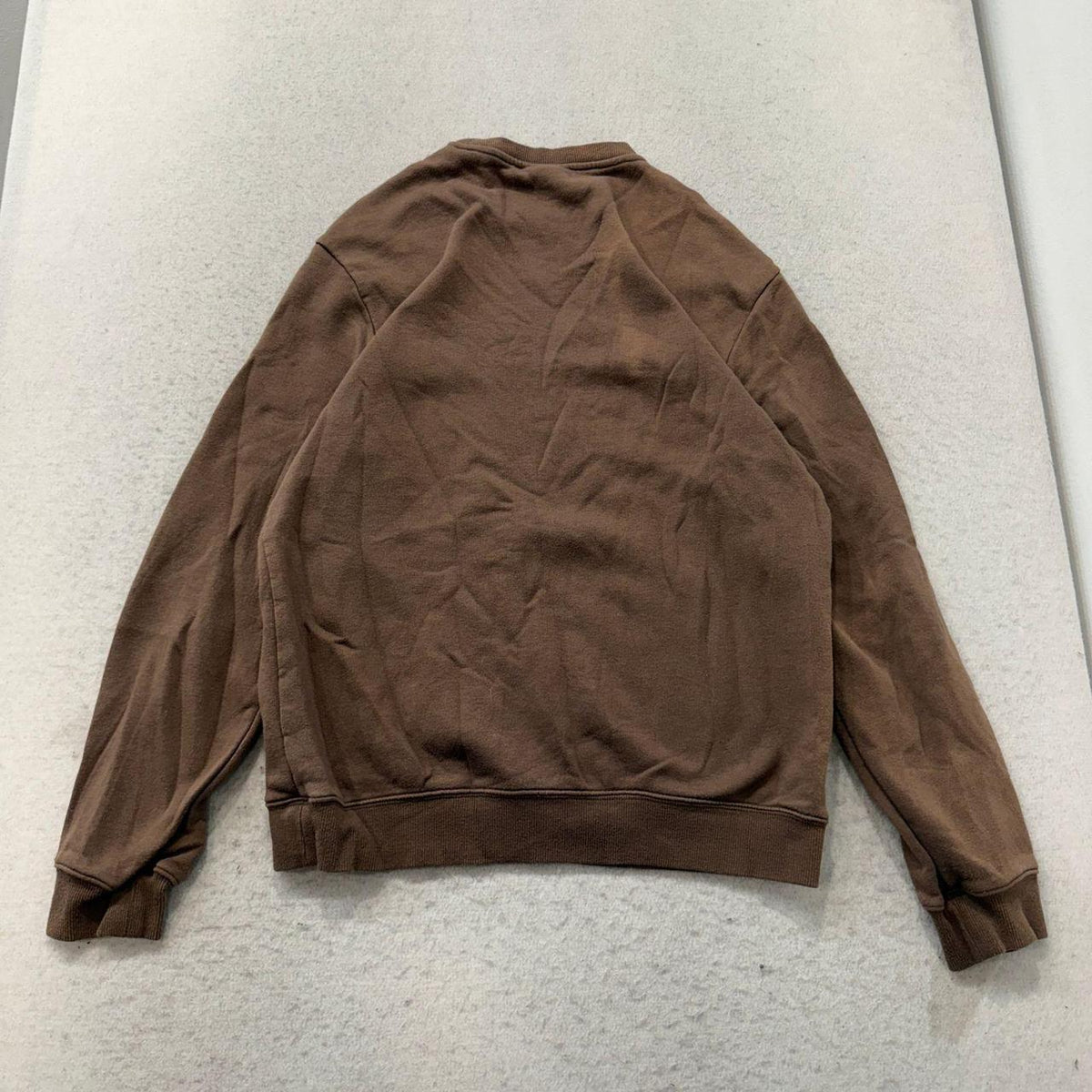 Vintage Y2K 2000's H&M Brown Boxy Blank Crewneck Sweatshirt