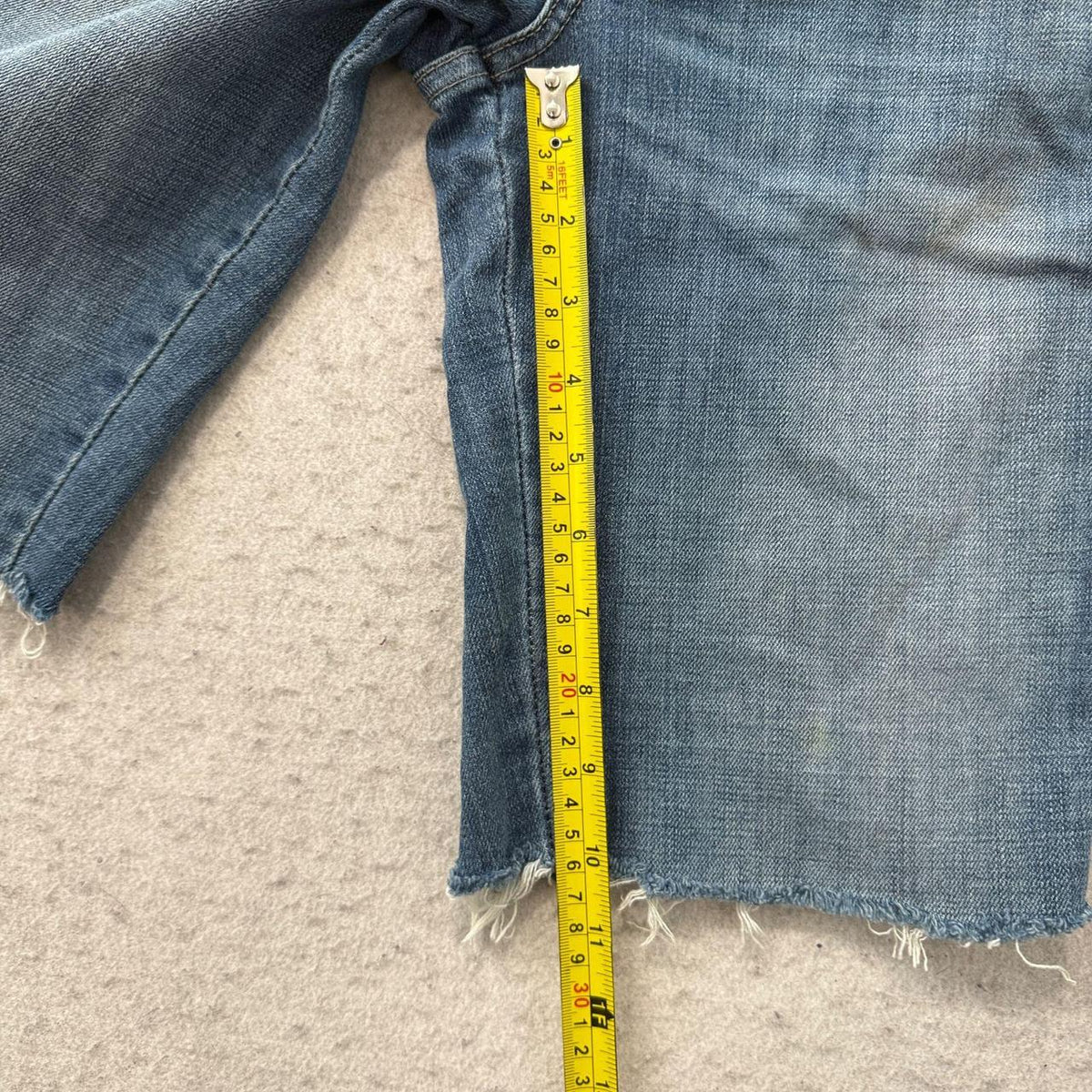 Vintage Y2K 2000's Calvin Klein Faded Distressed Denim Shorts