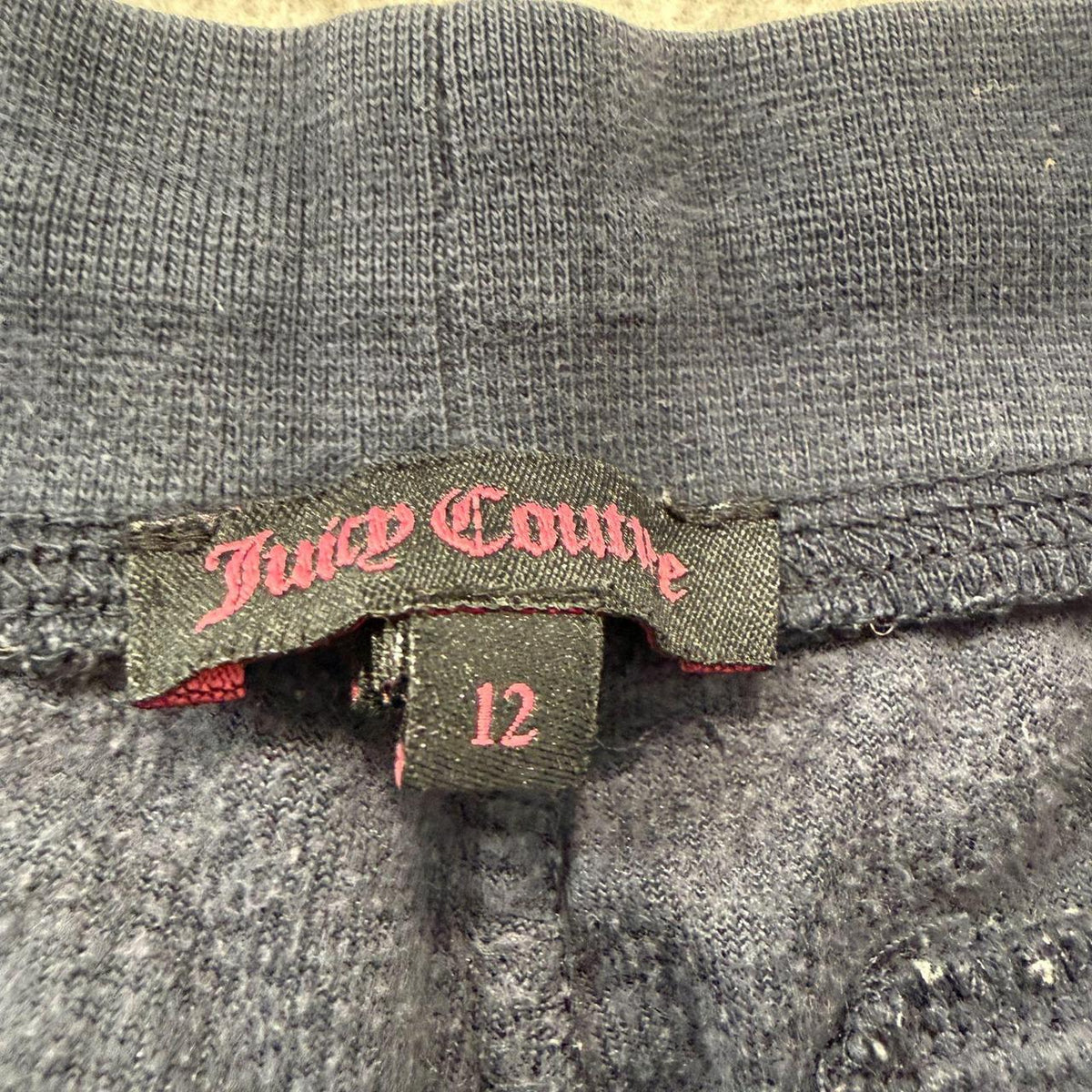 Vintage Y2K 2000's Women's Juicy Couture Navy Velour Track Pants