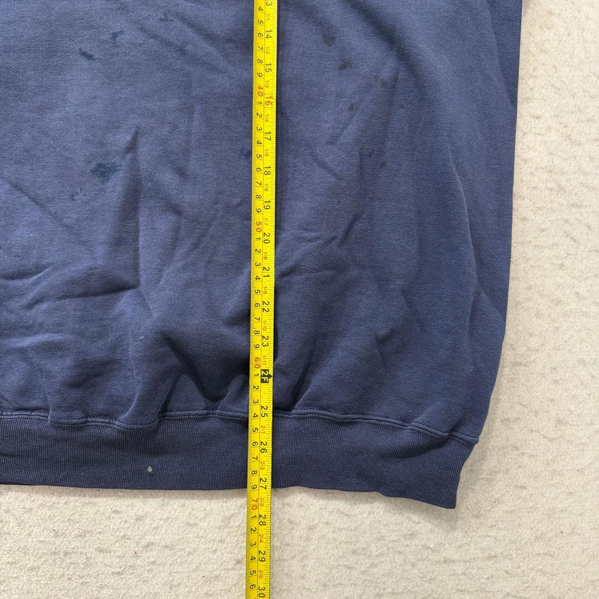 Vintage Y2K 2000's BUUM Navy Boxy Spellout Crewneck Sweatshirt