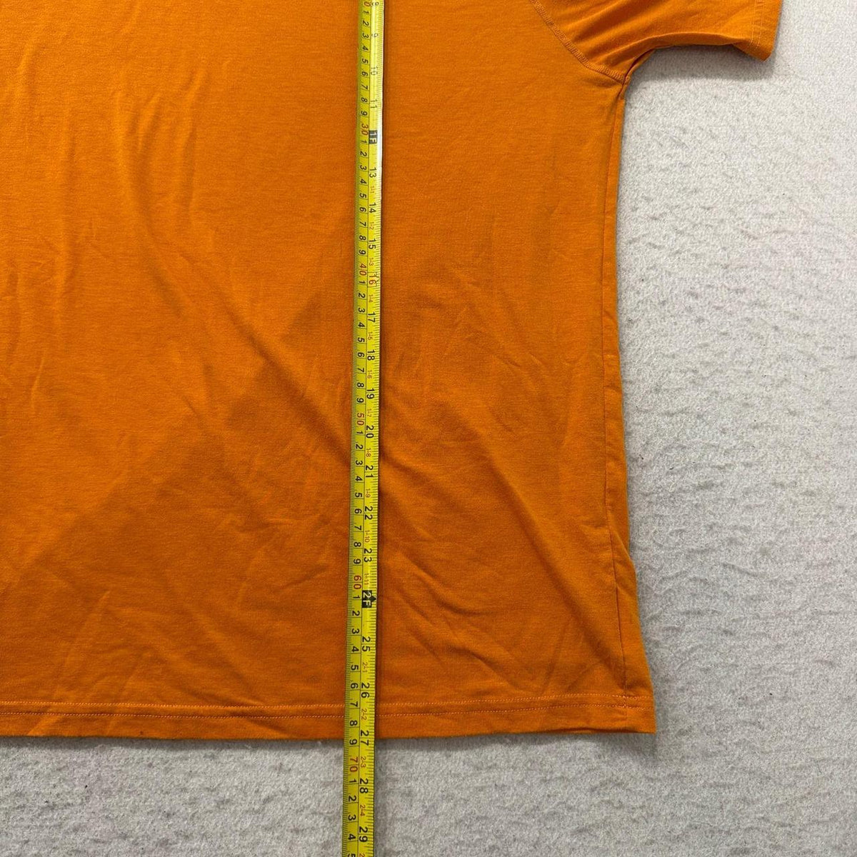 Vintage Y2K 2000's Under Armour Orange Blank Boxy Tee