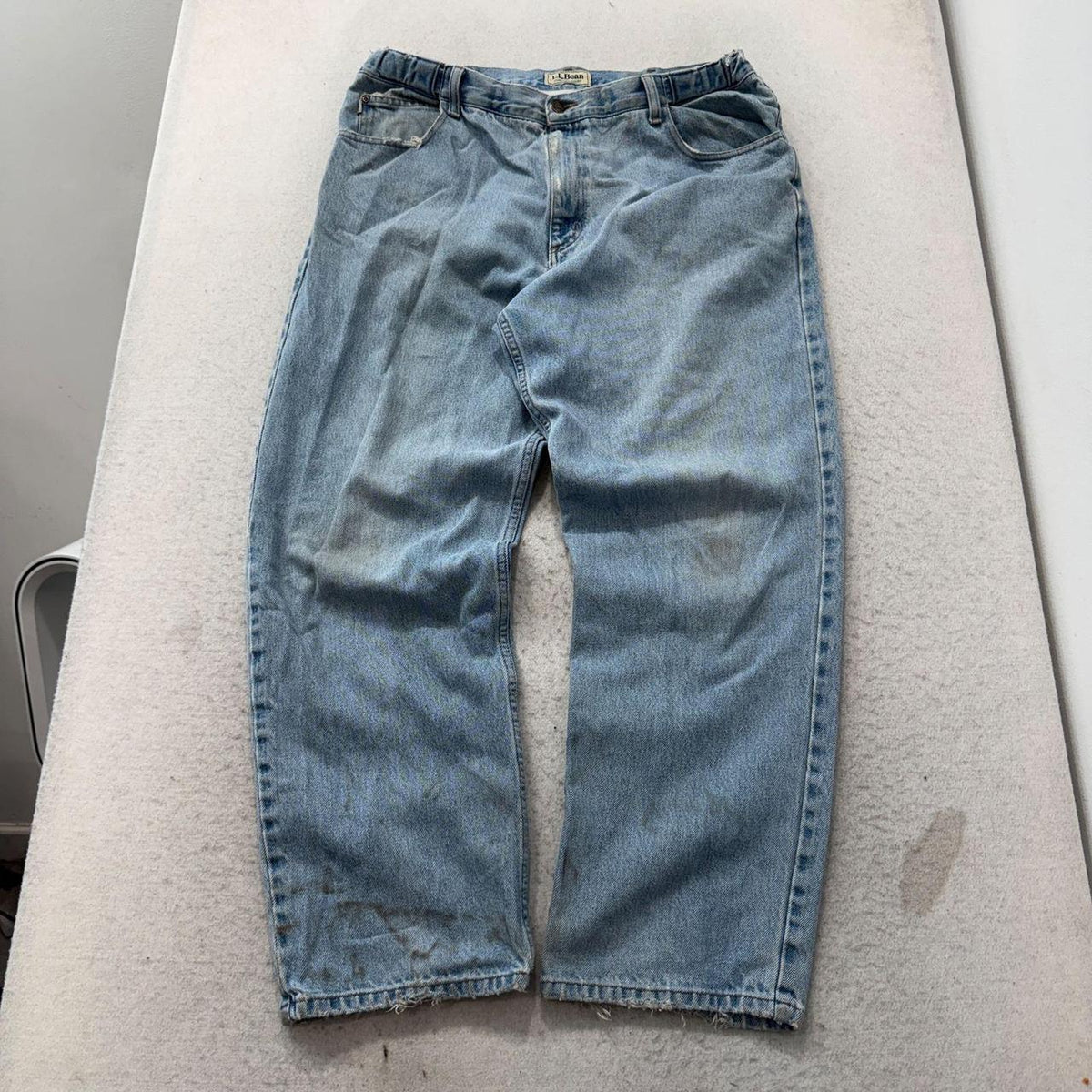 Vintage 90s L.L.Bean Faded Open Leg Jeans