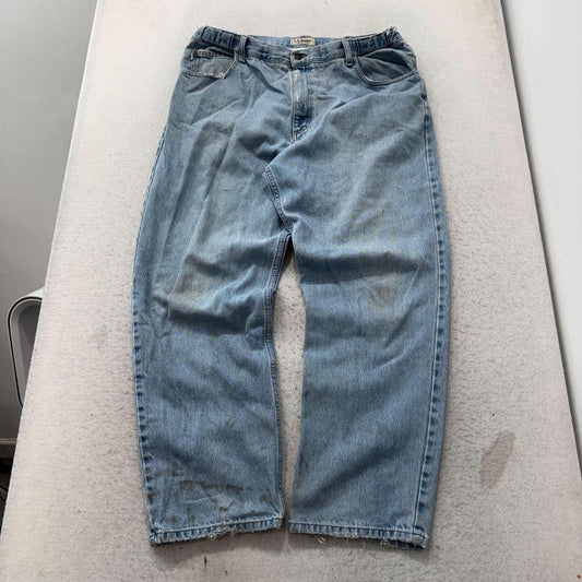 Vintage 90s L.L.Bean Faded Open Leg Jeans