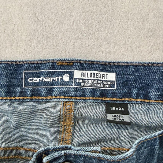 Vintage Y2K 2000's Carhartt Faded Baggy Distressed Jeans