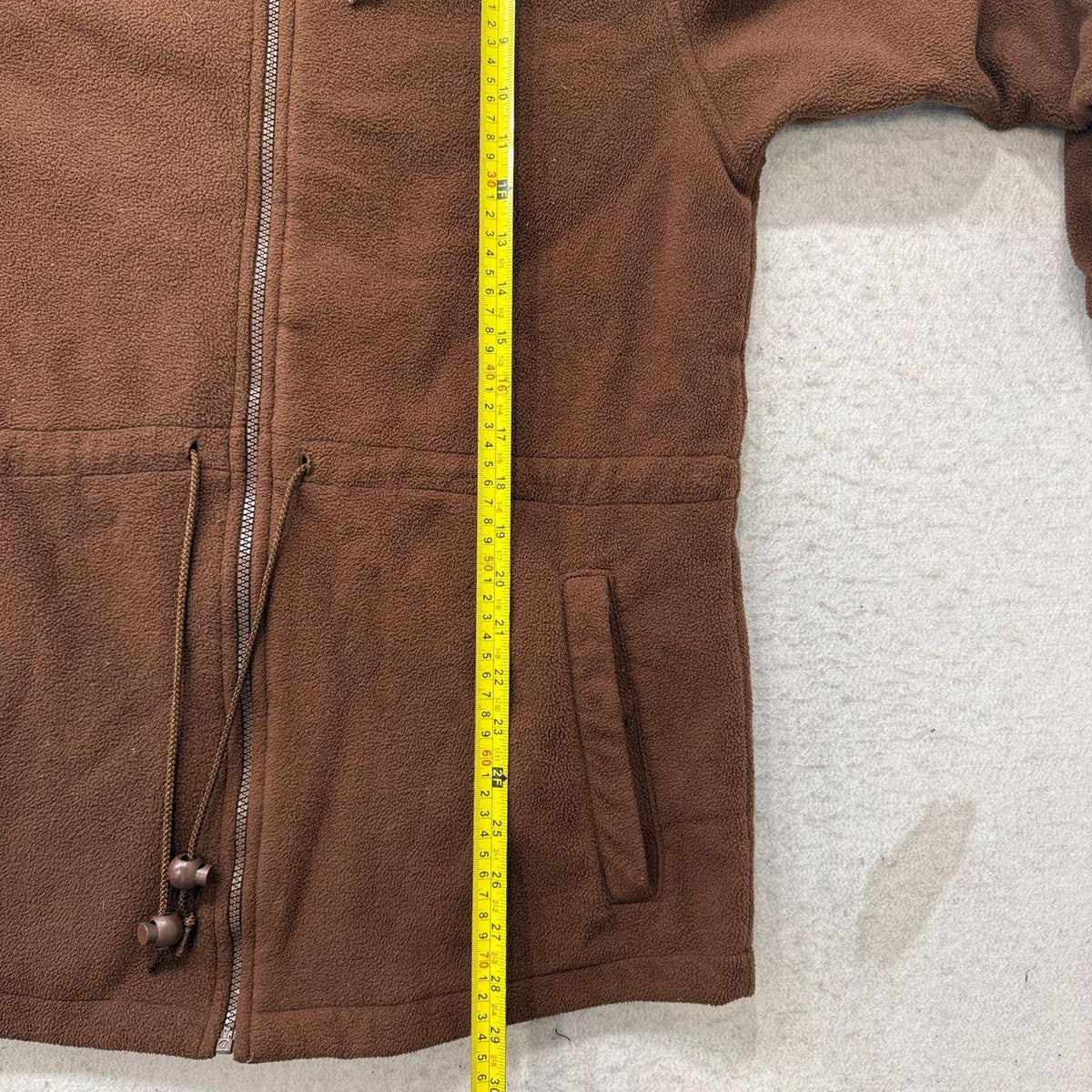 Vintage Y2K 2000's PT Sportswear Brown Boxy Zip Up Hoodie