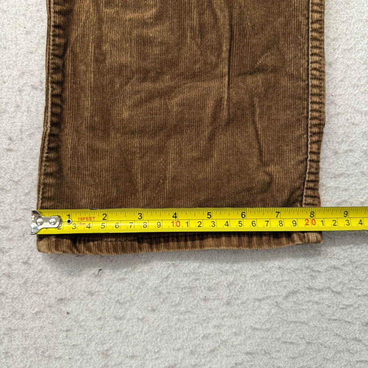 Vintage Y2K 2000's Brown Faded Open Leg Corduroy Pants
