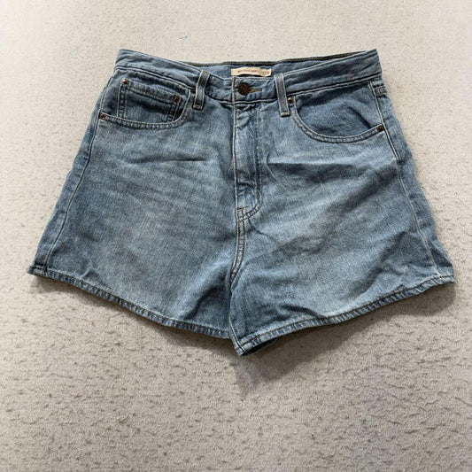 Vintage 90s Levi's Faded Baggy Open Leg Denim Shorts