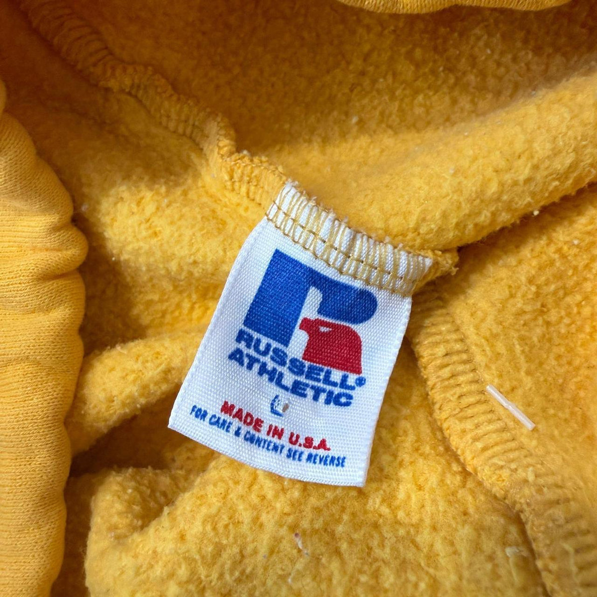 Vintage 90s Russell Athletic Golden Yellow Baggy Sweatpants
