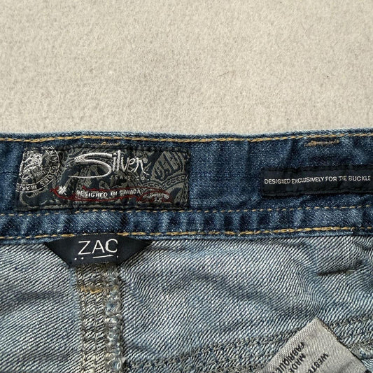 Vintage Y2K 2000's Silver Jeans Co. Baggy Distressed Faded Jeans