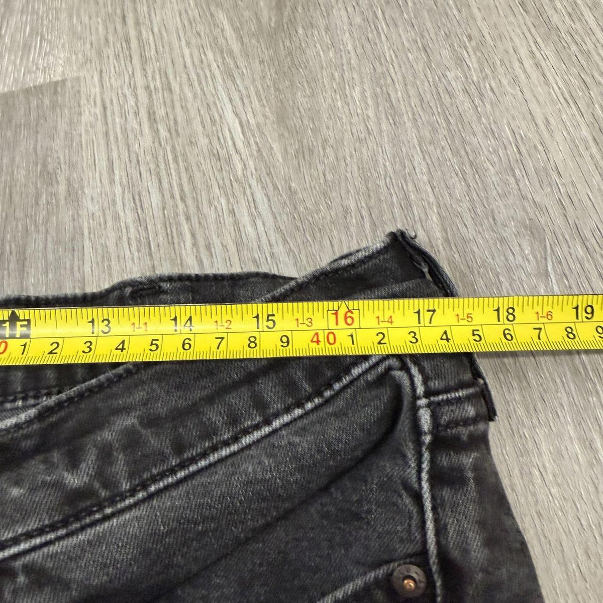 Vintage Y2K 2000's Faded Open Leg Black Jeans