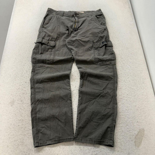 Vintage Y2K 2000's Wrangler Grey Faded Baggy Cargo Pants