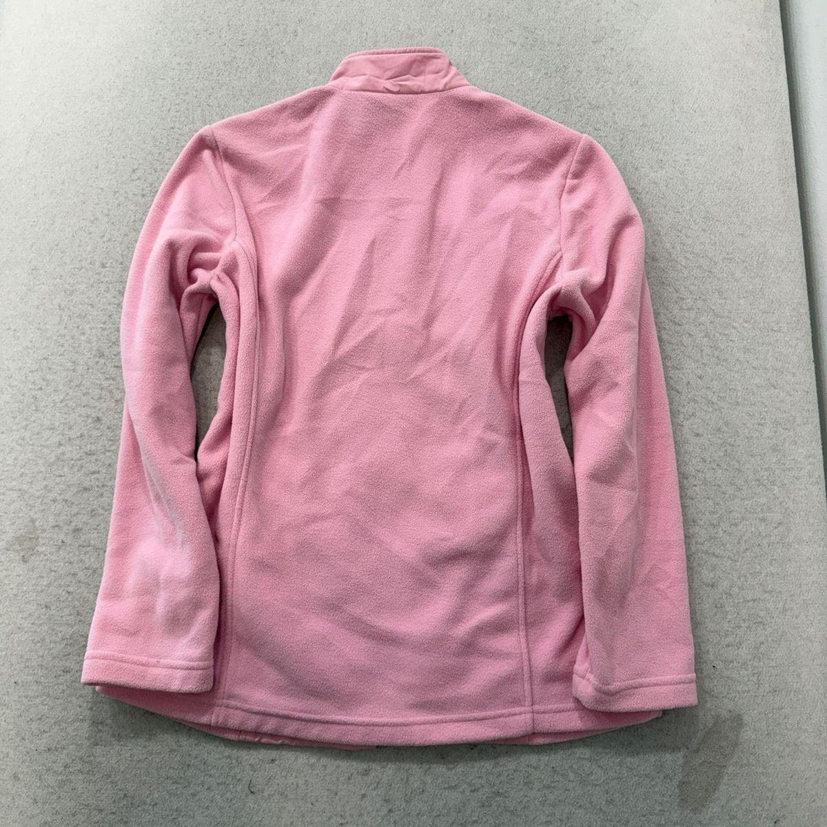 Vintage Y2K 2000's Women's Blair Pink Quilted Zip Up Fleece Jacket