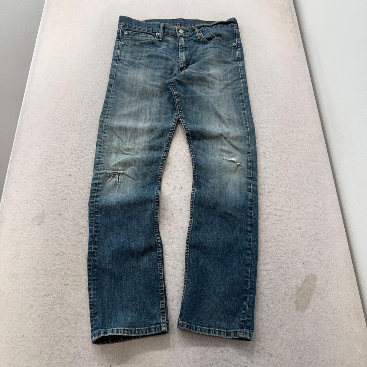 Vintage Y2K 2000's Distressed Faded Open Leg Jeans