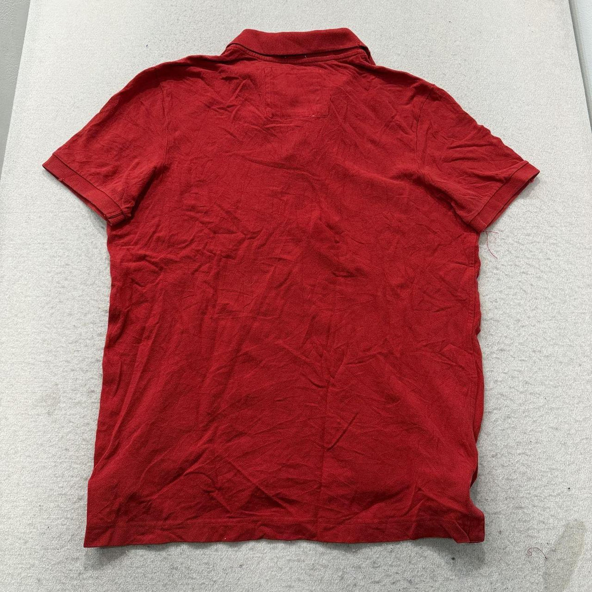 Vintage Y2K 2000's Abercrombie & Fitch Red Boxy Polo Shirt