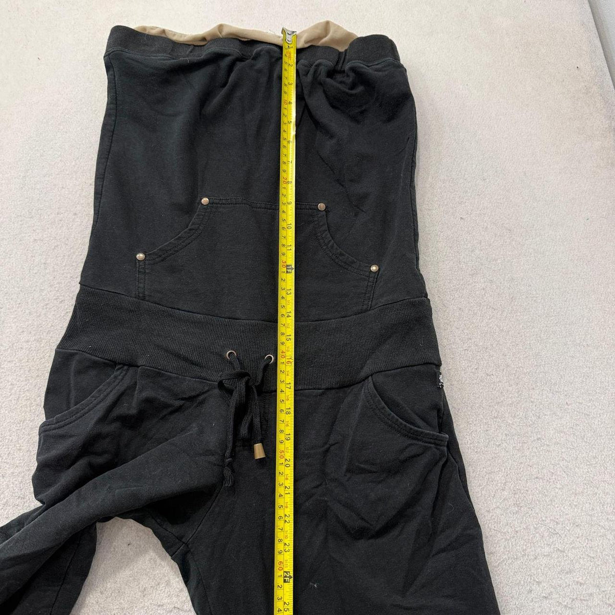 Vintage Y2K 2000's Women's Black Baggy Cargo Pants Cat Logo