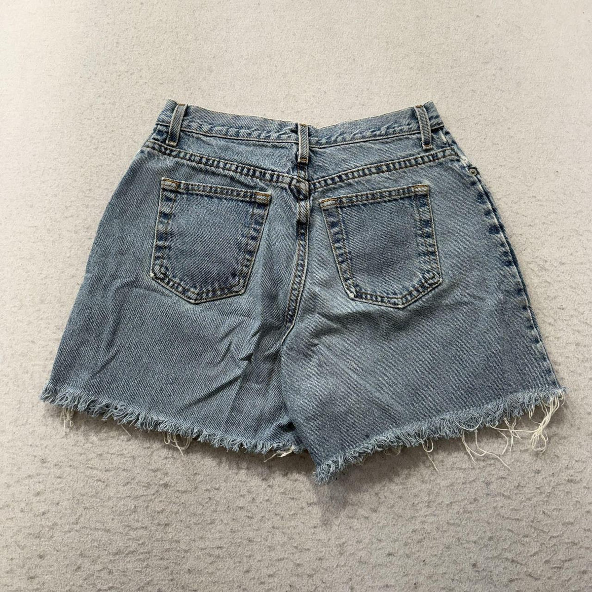 Vintage 90s Women's Faded Distressed Baggy Denim Shorts