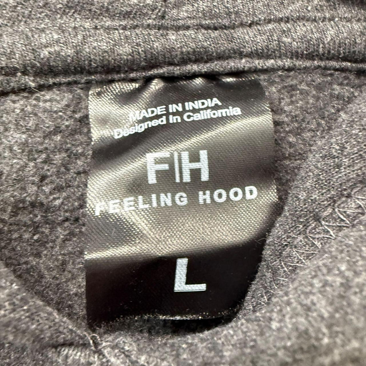 Vintage Y2K 2000's Black Oversized Graphic Spellout Hoodie