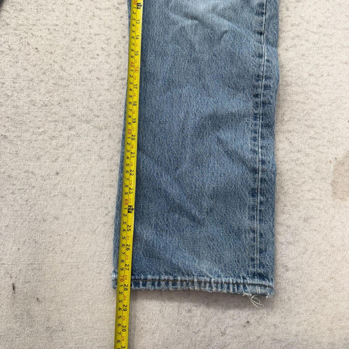 Vintage 90s Distressed Faded Open Leg Jeans
