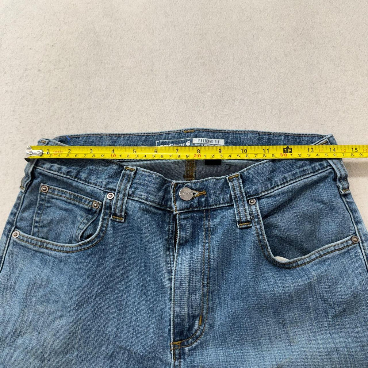 Vintage Y2K 2000's Carhartt Faded Open Leg Jeans