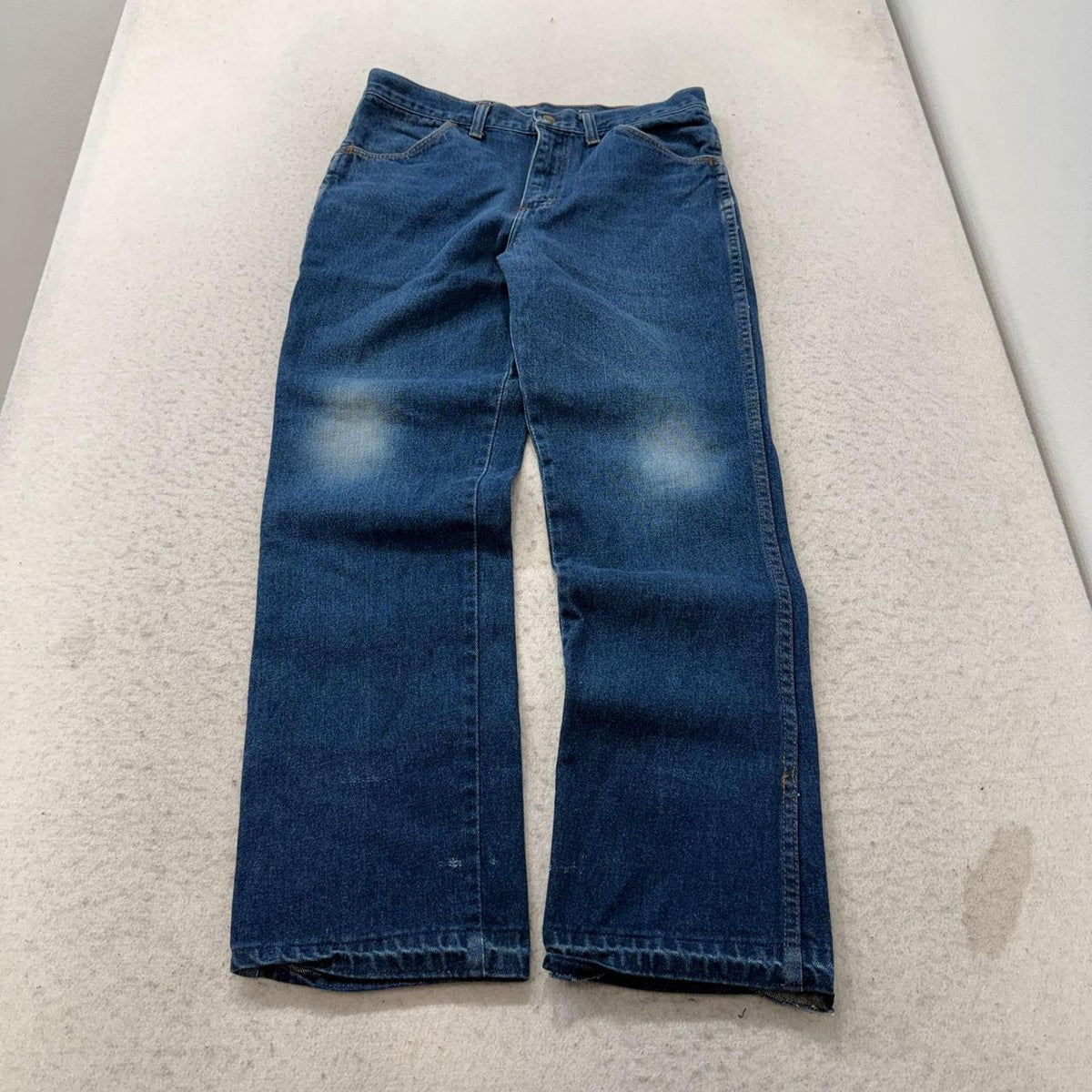 Vintage 90s Women's Rustler Faded Open Leg Jeans