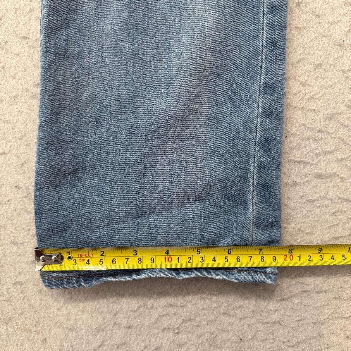 Vintage Y2K 2000's Women's Express Faded Bootcut Distressed Jeans