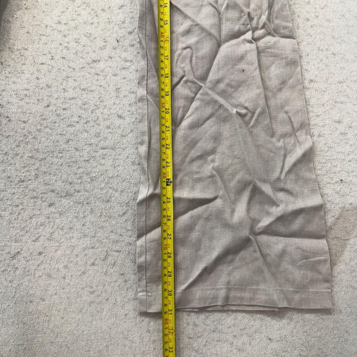 Vintage Y2K 2000's Women's Open Leg Khaki Linen Pants