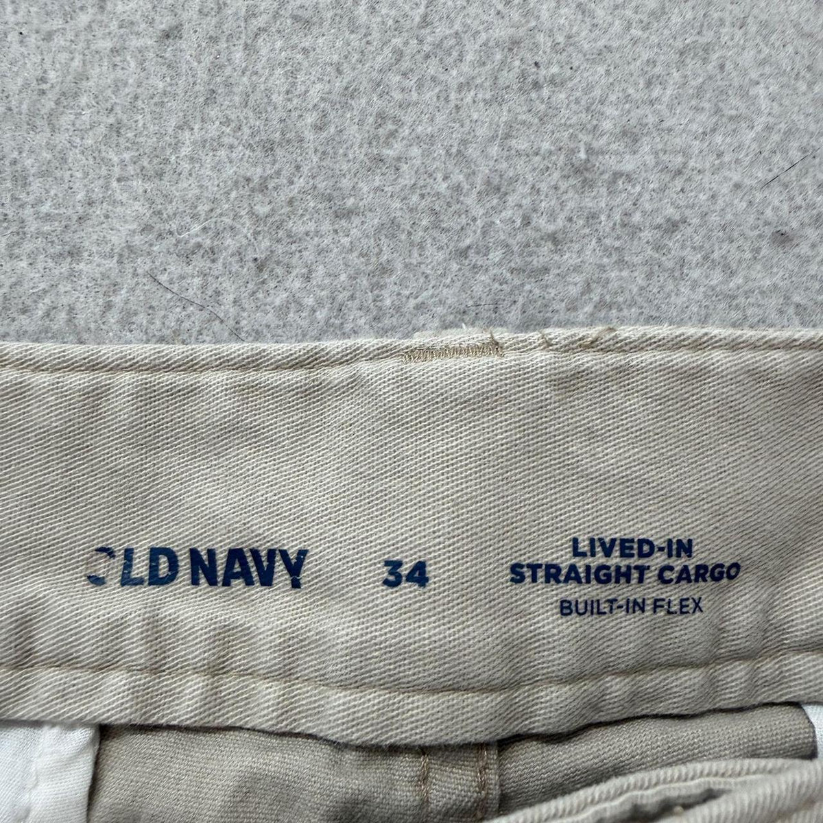 Vintage Y2K 2000's Old Navy Khaki Baggy Cargo Shorts