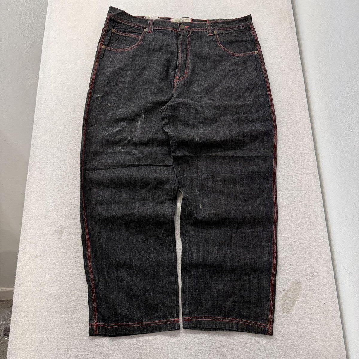 Vintage Y2K 2000's Enyce Black Baggy Dark Wash Jeans