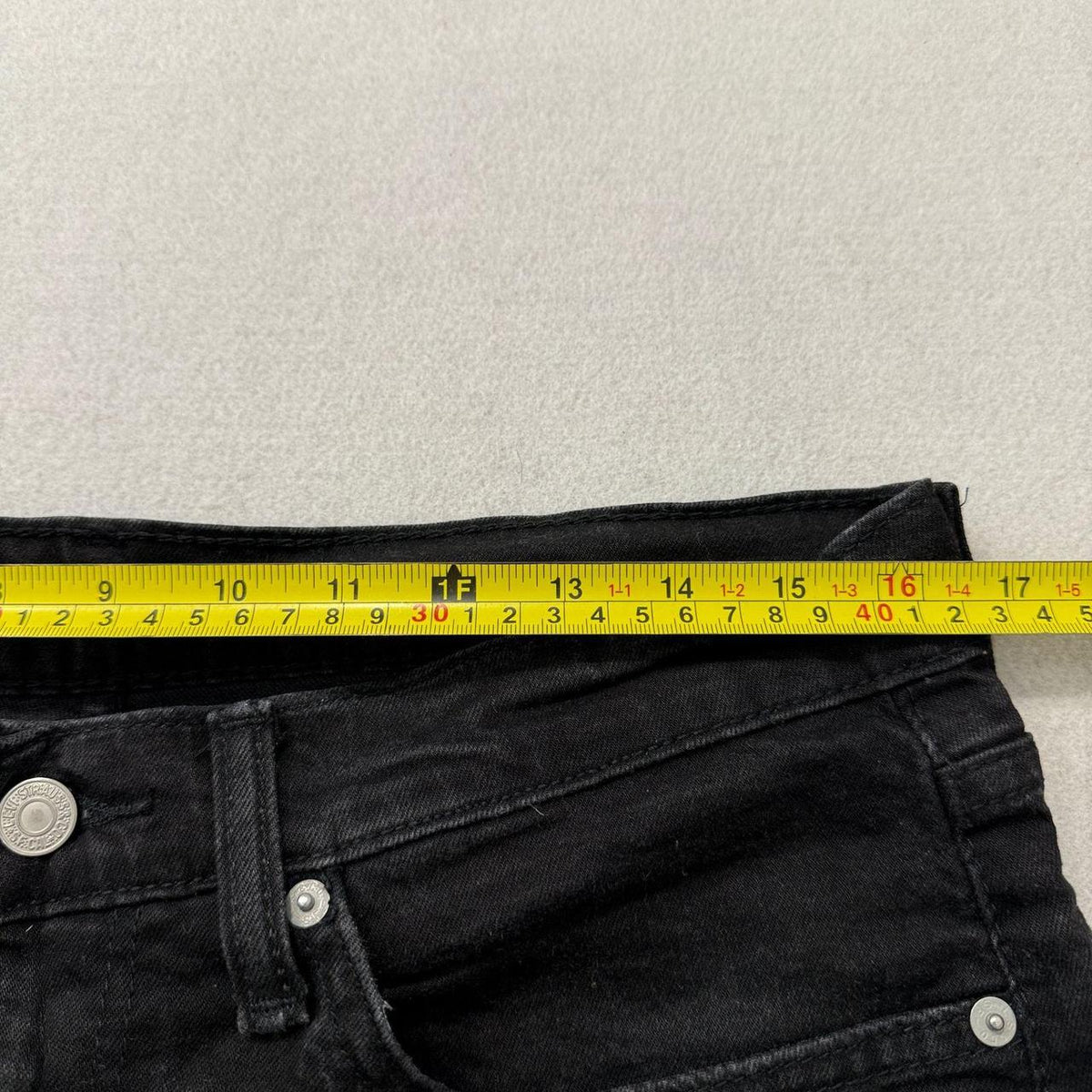 Vintage Y2K 2000's Black Dark Wash Open Leg Jeans